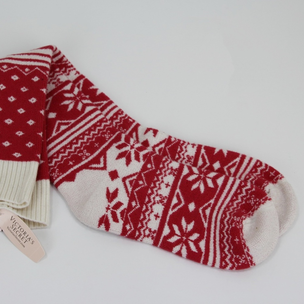 Victoria's Secret Fair Isle Cashmere Socks NEW